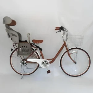 進口日本親子車-日本品牌-六速-26吋親子腳踏自行單車-裝配含OGK兒童置安全座椅