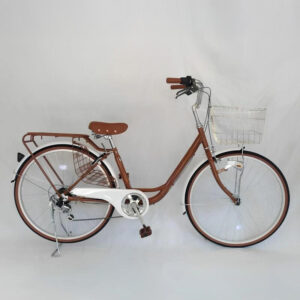 日本26吋淑女車 大日產業株式會社腳踏自行單車 變速自動亮燈(免電池)